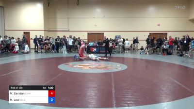 71 kg Rnd Of 128 - Mason Savidan, Sunkist Kids Monster Garage vs Marcus Leal, Gold Rush Wrestling