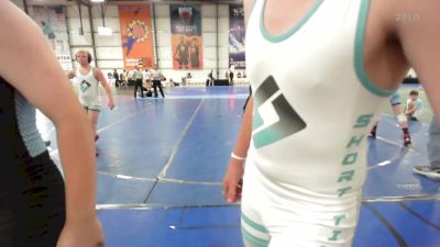 100 lbs Rr Rnd 3 - Tanner Bourassa, Short Time vs Bode Heller, Iron Horse Wrestling Club