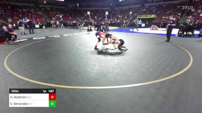 152 lbs Round Of 32 - Henry Baalman, Dublin (NC) vs Elijah Benavidez, Paloma Valley (SS)