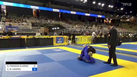 ALYSSA FRANCES KLARMAN vs CRYSTAL M. HARPER 2024 Pan Jiu Jitsu IBJJF Championship