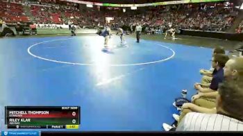 D3-182 lbs Quarterfinal - Mitchell Thompson, Kewaunee vs Riley Klar, Aquinas