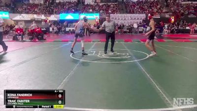 A - 103 lbs Quarterfinal - Traic Fainter, Columbia Falls vs Kona Fandrich, Lockwood