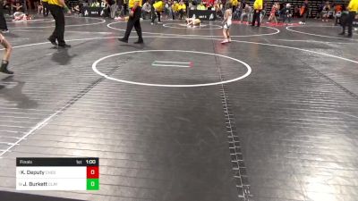 55 lbs Final - Kohyn Deputy, Chestnut Ridge vs Jacobi Burkett, Claysburg-Kimmel