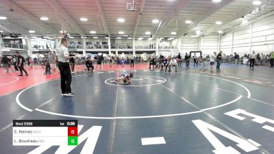 56 lbs Consi Of 4 - Eric Nemec, Southside WC vs Levi Boudreau, Ddk Wc