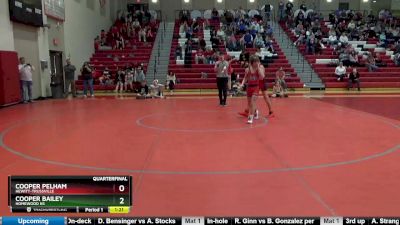 121 lbs Quarterfinal - Cooper Pelham, Hewitt-Trussville vs Cooper Bailey, Homewood HS