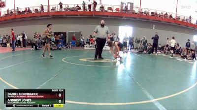 113 lbs Cons. Round 2 - Daniel Hornbaker, Warrior Regional Training Center vs Andrew Jones, Region Wrestling Academy