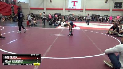 75 lbs Quarterfinal - Ethan Giesbrecht, Tennessee Valley Wrestling vs Jack Gracin, Gracin Wrestling School