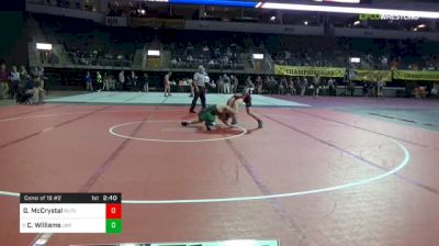 157 lbs Consi Of 16 #2 - Greg McCrystal, Rutgers WC vs Coltan Williams, North Texas