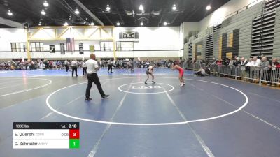 133E lbs Rr Rnd 2 - Ethan Quershi, Cornell vs Colt Schrader, Army