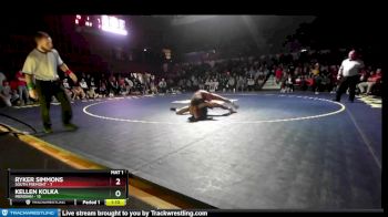 132 (HS) Finals (2 Team) - Kellen Kolka, Meridian vs Ryker Simmons, South Fremont