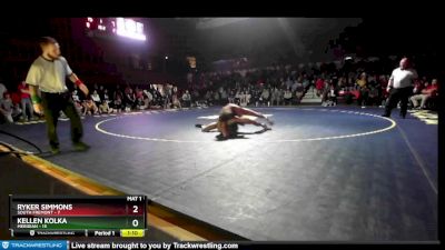 132 (HS) Finals (2 Team) - Kellen Kolka, Meridian vs Ryker Simmons, South Fremont