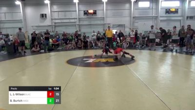 90 lbs Pools - Landon Lipscomb-Wilson, Black Iron Society vs Bradley Burtch, Ares W.C. (MI)