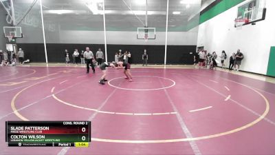 115 lbs Cons. Round 2 - Slade Patterson, Maize Wrestling Club vs Colton Wilson, Lebanon Yellowjacket Wrestling