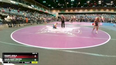 83-89 lbs Round 2 - Manny Ayala, Madera Grapplers vs David Bartyenyev, Vacaville Wrestling Club