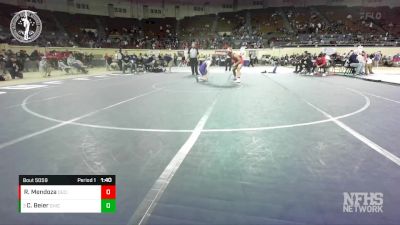 5A-150 lbs Quarterfinal - Cole Beier, CHICKASHA vs Roger Mendoza, DEL CITY