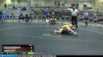 80 lbs Round 2 (6 Team) - Dylan Nieuwenhuis, Michigan Grappler RTC vs Gabriel Ryzyi, Indiana Outlaws