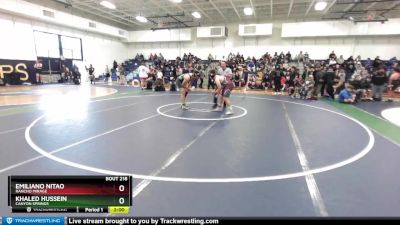 220 lbs Champ. Round 1 - Khaled Hussein, Canyon Springs vs Emiliano Nitao, Rancho Mirage