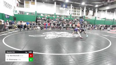 108 lbs Round Of 16 - Quinton Warlikowski, Ballston Spa vs Dunia Sibomana, Long Beach