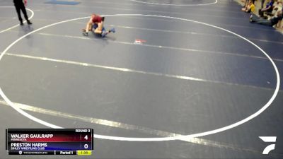 114 lbs Round 3 - Walker Gaulrapp, Minnesota vs Preston Harms, Simley Wrestling Club