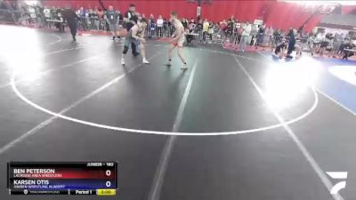 160 lbs Quarterfinal - Ben Peterson, LaCrosse Area Wrestlers vs Karsen Otis, Askren Wrestling Academy