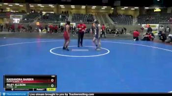 145 lbs Round 1 (4 Team) - Riley Allison, La Pine vs Kassandra Barber, South Albany