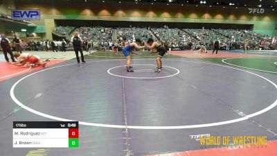 175 lbs Consi Of 16 #1 - Maximus Rodriguez, Hot Shots Wrestling vs Jayden Brown, Gold Rush Wrestling Academy