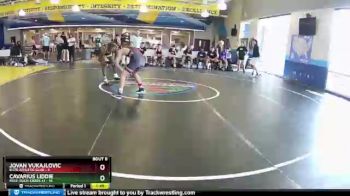 132 lbs Round 2 (8 Team) - Cavarius Liddie, Free-Buch-Creek #1 vs Jovan Vukajlovic, Elite Athletic Club