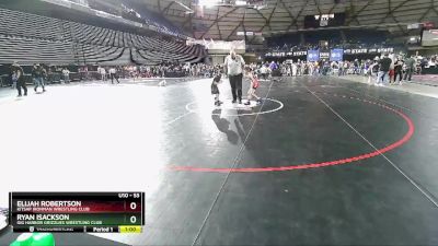 53 lbs Cons. Round 1 - Ryan Isackson, Gig Harbor Grizzlies Wrestling Club vs Elijah Robertson, Kitsap Ironman Wrestling Club