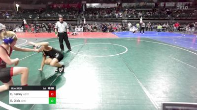 100 lbs Quarterfinal - Connor Farley, Westfield vs Roman Diab, Jersey 74