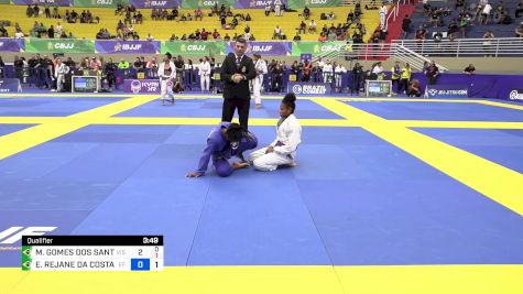 MICAELA GOMES DOS SANTOS vs ESTEFANI REJANE DA COSTA SANTOS 2024 Brasileiro Jiu-Jitsu IBJJF