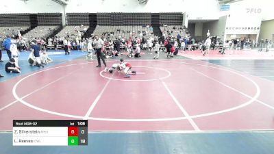 61 lbs Rr Rnd 2 - Zach Silverstein, Apex Elementary vs Liam Reeves, ICWL Bruisers White