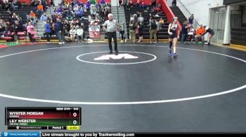 100 lbs Round 5 - Lily Webster, Colfax-Mingo vs Wynter Morgan, Marion