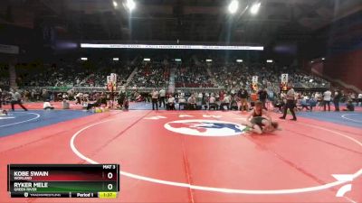 3A-126 lbs Quarterfinal - Kobe Swain, Worland vs Ryker Mele, Green River