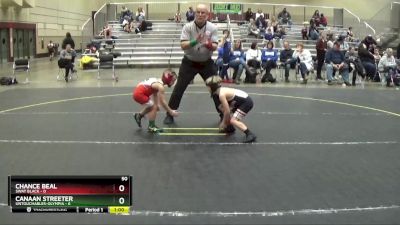 50 lbs Round 3 (6 Team) - Chance Beal, SWAT Black vs Canaan Streeter, Untouchables-Olympia