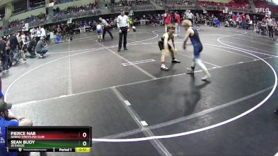 85 lbs Cons. Round 4 - Sean Buoy, Jr Eagles vs Pierce Nab, Gering Wrestling Club