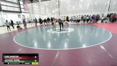 123 lbs Cons. Round 1 - Anthony Swink, Prince George Youth Wrestling vs Luke Hamilton, Beach Boyz Wrestling Club