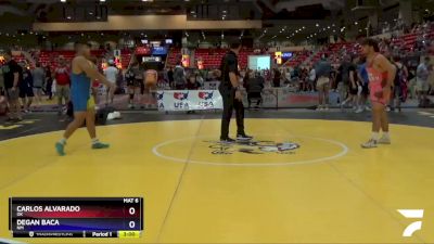 195 lbs Cons. Round 2 - Carlos Alvarado, OK vs Degan Baca, NM