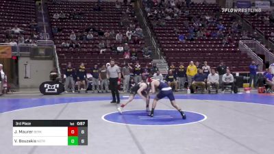145 lbs 3rd Place - John Maurer, Berks Catholic vs Vincent Bouzakis, Notre Dame - Green Pond