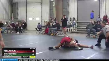 120 lbs Round 1 (4 Team) - Cole Wilson, Junior Terps Xtreme vs Nolyn Peters, Scorpions