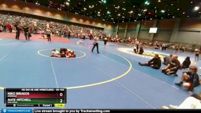 95-103 lbs Round 4 - Nate Mitchell, USA GOLD vs Niko Birakos, Oakdale