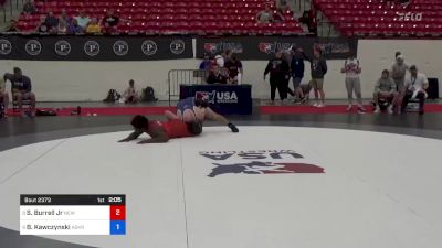 97 kg 5th Place - Steven Burrell Jr, New York vs Ben Kawczynski, Askren Wrestling Academy