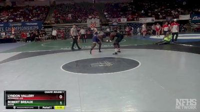 D 2 220 lbs Champ. Round 1 - Robert Breaux, Rayne vs Lyndon Vallery, McDonogh #35