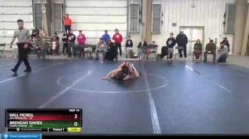110 lbs Round 6 (8 Team) - Will McNeil, All American vs Brendan Davies, Terps Xtreme