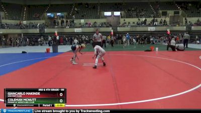 85 lbs 1st Place Match - Giancarlo Makinde, USA Mat Club vs Coleman McNutt, Pinnacle Wrestling Club