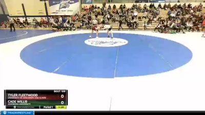 133 lbs Quarterfinal - Cade Willis, Augsburg University vs Tyler Fleetwood, University Of Wisconsin-Eau Claire