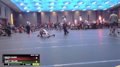 61 lbs Quarterfinal - Heath Maier, Sly Fox vs Rhett Miller, Greater Heights Wrestling