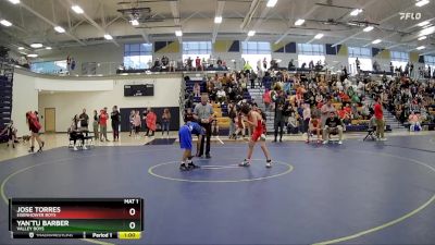 98 Boys Cons. Round 1 - Jose Torres, Eisenhower Boys vs Yan`Tu Barber, Valley Boys