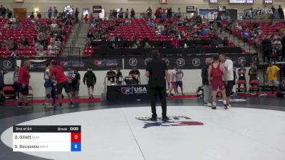 65 kg Rnd Of 64 - Dj Gillett, Beaver Dam Wrestling Regional Training Center vs Gabriel Bouyssou, Mayo Quanchi Wrestling Club