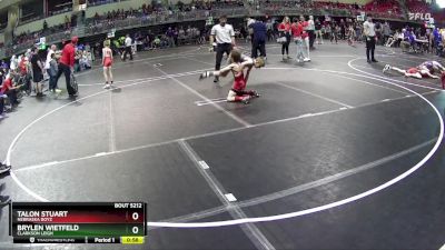 70 lbs Cons. Round 5 - Talon Stuart, Nebraska Boyz vs Brylen Wietfeld, Clarkson Leigh