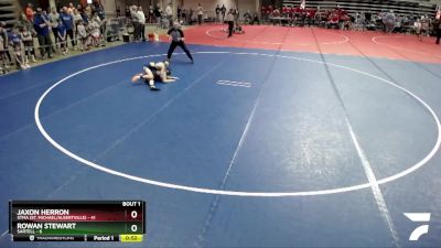 93 lbs Quarterfinals (8 Team) - Jaxon Herron, STMA (St. Michael/Albertville) vs Rowan Stewart, Sartell